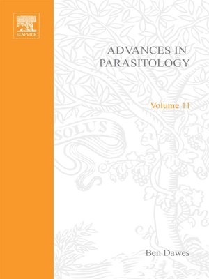 cover image of Advances in Parasitology